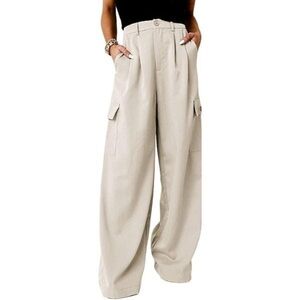 Women's Wide-Leg Cargo Pants